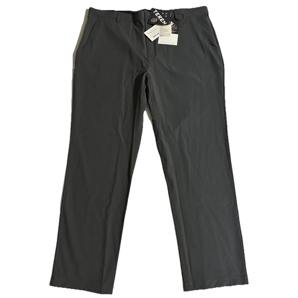 NWT TEREN LT Traveler Pants Men's 38x30 Charcoal No Fly Zone Stretch Hiking